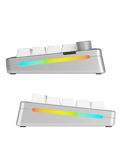 جلوريوس Glorious GMMK 3 PRO HE Wireless Gaming Keyboard - Rapid Trigger, Hall Effect, 8K Polling, Adjustable Actuation, 65% Compact, Aluminum (Silver)  - Image 5