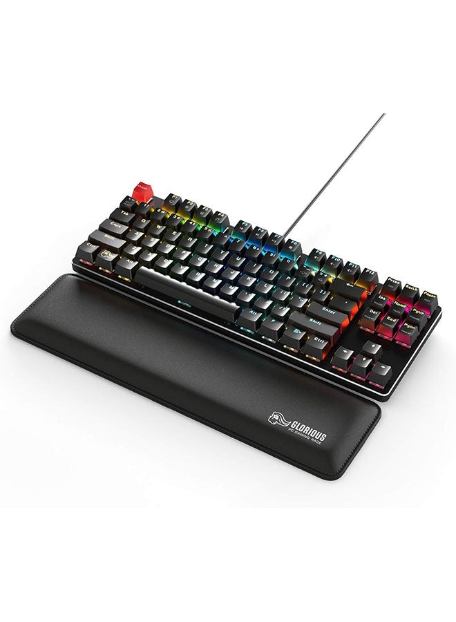 جلوريوس - Gaming Wrist Pad/Rest - Slim Tenkeyless - (Gsw-87) (Black) - Image 1