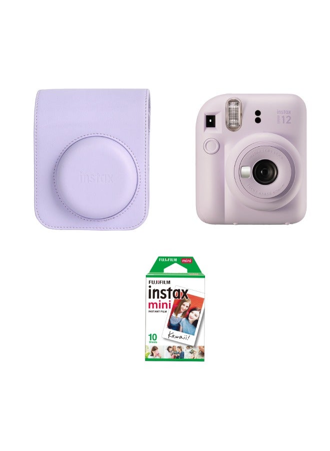 FUJIFILM Instax Camera Mini 12 Bee Happy Pack (Lilac Purple)  - Image 5