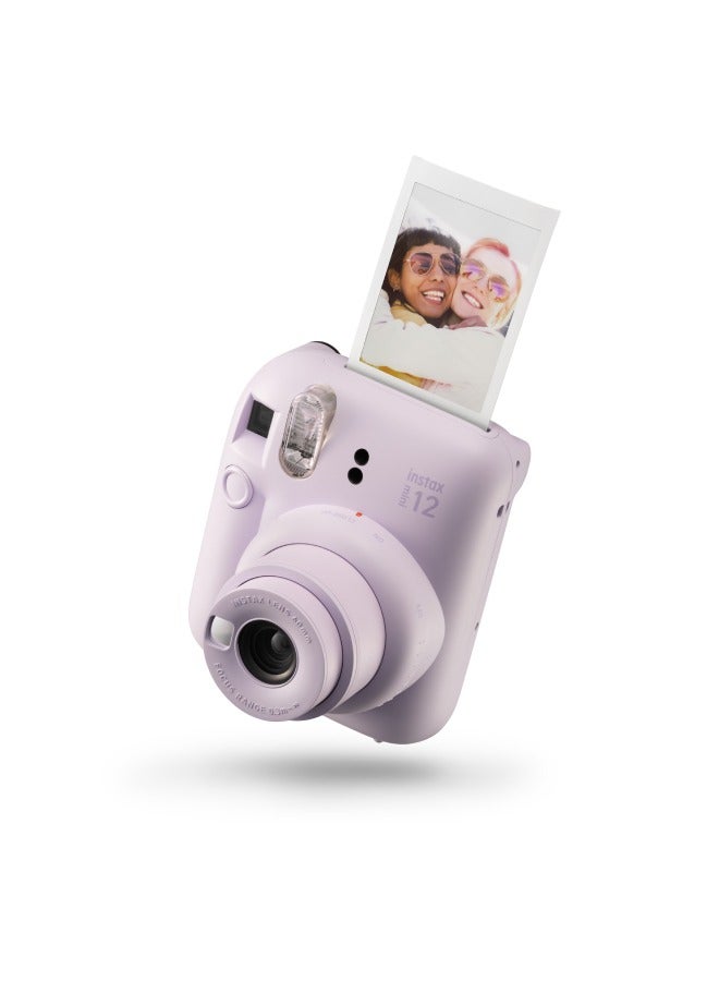 FUJIFILM Instax Camera Mini 12 Bee Happy Pack (Lilac Purple)  - Image 2