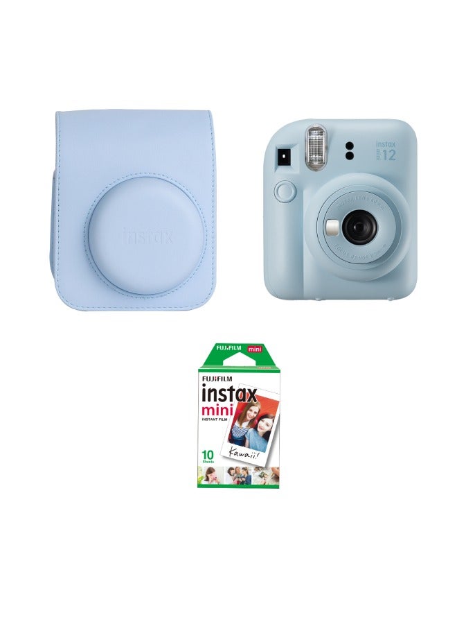 FUJIFILM Instax Camera Mini 12 Bee Happy Pack (Pastel Blue)  - Image 4