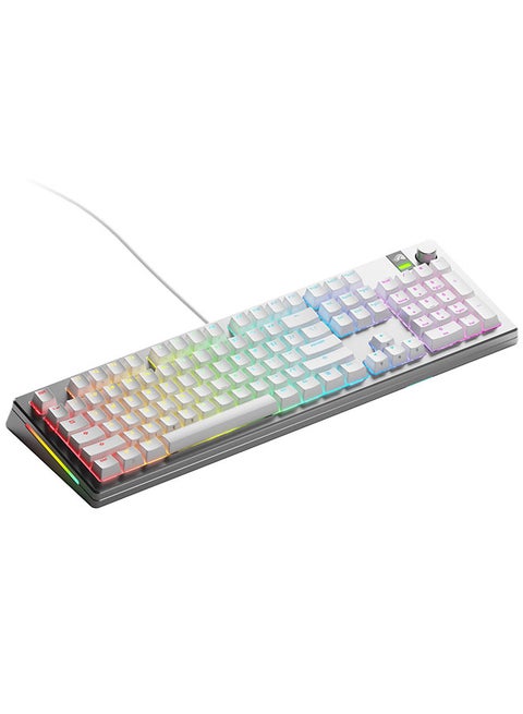 Gmmk 3 Pro Gaming Keyboard - 100% Full Size, Modular Aluminum, Hot-Swappable Mx, Sound Dampening, Custom Keycaps (Silver)