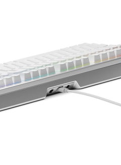 جلوريوس GMMK 3 PRO Gaming Keyboard - 100% Full Size, Modular Aluminum, Hot-Swappable MX, Sound Dampening, Custom Keycaps (Silver)  - Image 4