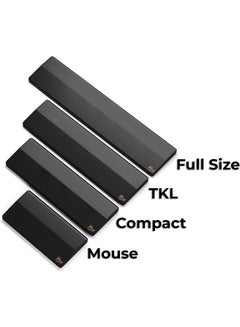 جلوريوس Wooden Wrist Rest - Full Standard Size - Onyx/Black - Wood Ergonomic Palm Rest (GV-100-DARK)  - Image 5