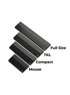 جلوريوس Gaming Wooden Wrist Rest - TENKEYLESS (TKL) - Onyx/Black - Mechanical Keyboards Wood Ergonomic Palm Rest (GV-87-DARK)  - Image 3