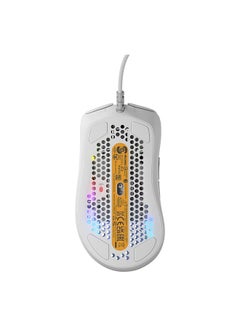 جلوريوس Gaming Model D 2 RGB Wired Gaming Mouse - Matte White  - Image 3