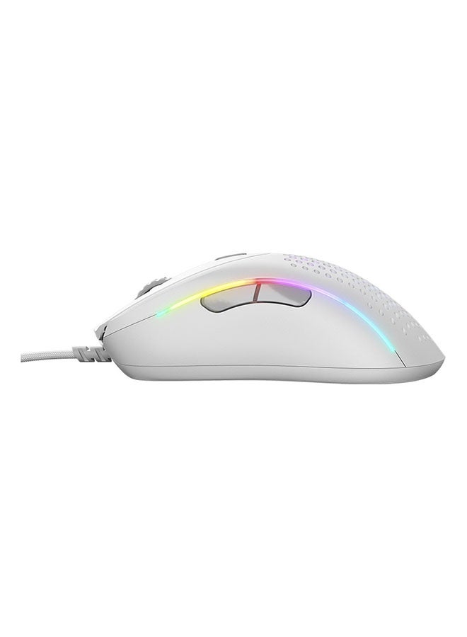 جلوريوس - Gaming Model D 2 RGB Wired Gaming Mouse - Matte White - Image 1