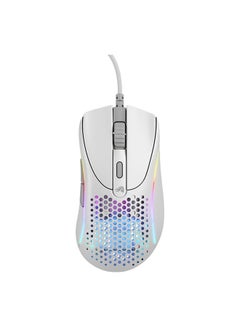 جلوريوس Gaming Model D 2 RGB Wired Gaming Mouse - Matte White  - Image 2