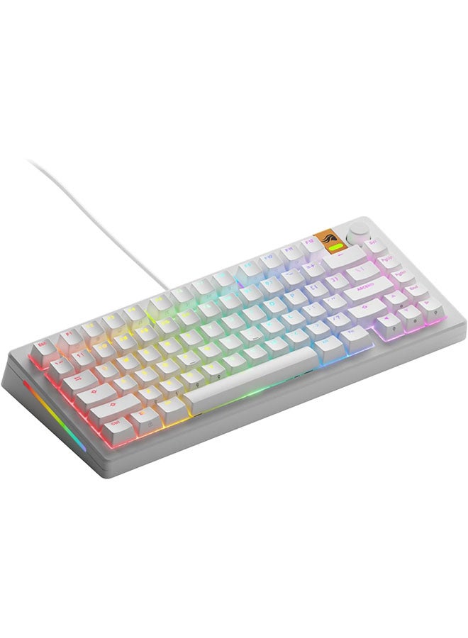 جلوريوس - GMMK 3 PRO HE Gaming Keyboard - Rapid Trigger, Hall Effect, 8K Polling, Hot-Swappable, 65% Compact, Modular Aluminum (Silver) - Image 1