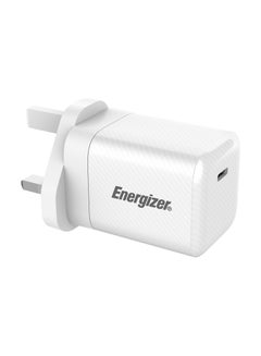 Ultimate 45W PD GaN Wall Charger, 1x USB-C Output, A45UK – Compact White
