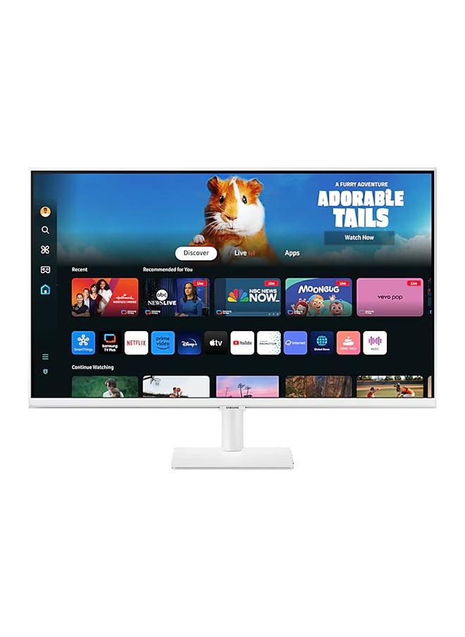Samsung 27 inch M5 M50D Smart Monitor, FHD, 60Hz Refresh Rate, 4ms (GtG) Response Time, Wi-Fi & Bluetooth Connectivity, Built-In Speakers, HDR10, 1B Color Support| LS27DM501EMXUE White - Image 4