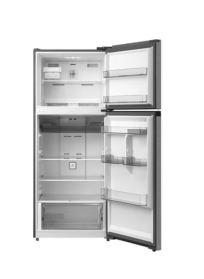 مديا Midea Refrigerator 413L, Freezer 14.6Cu.Ft, Inverter, 295 kW MDRT580MTU46SAD silver  - Image 3