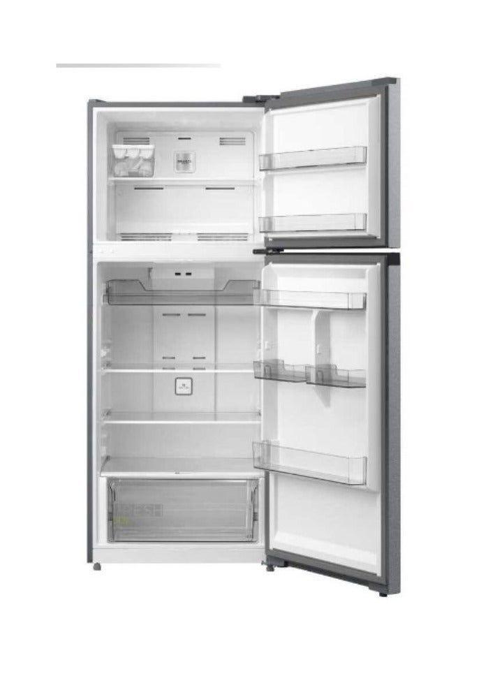 مديا Midea Refrigerator, Refrigerator, 14.6Cu.Ft., Freezer 413L, 379 kW MDRT580MTU50 Silver  - Image 2