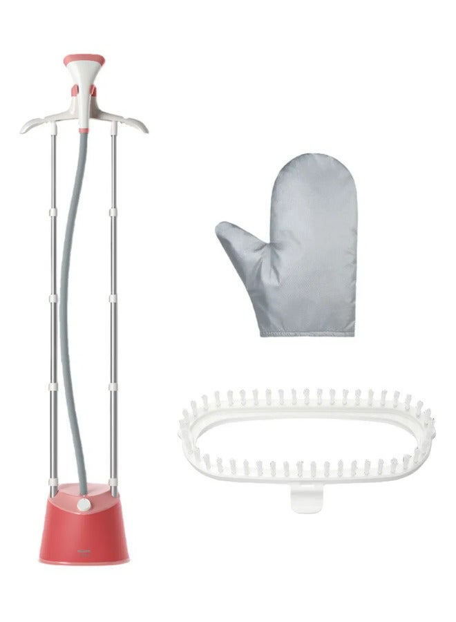 Philips - 1000 Series Garment steamer 1.8 L 1800 W STE1020/46 Soft Red - Image 1