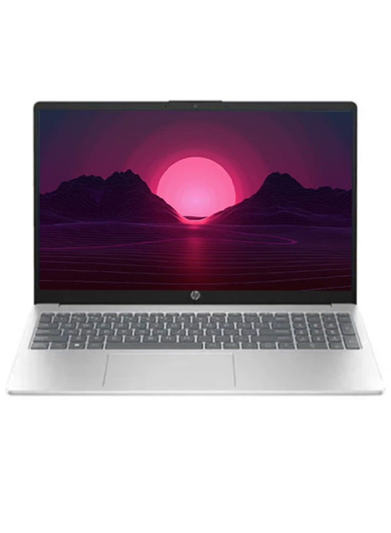 HP 15-fd0018nx Laptop With 15.6-inch Full HD (1920x1080) Display, Intel Core i7-1355U Processor/16GB RAM/512GB SSD/Windows 11/Intel Iris Xe Graphics/ English/Arabic Silver  - Image 1