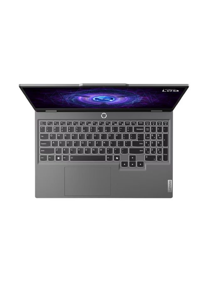 Lenovo - LOQ 15IAX9 Gaming Laptop With 15.6-Inch Full HD (1920x1080) 144Hz Display, Core i5-12450HX Processor/12GB RAM/512GB SSD/4GB NVIDIA GeForce RTX 2050 Graphics Card/Windows 11 Arabic Luna Grey - Image 1