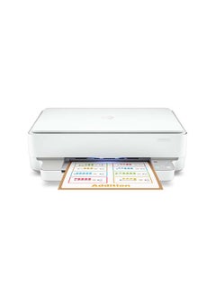 HP Renewed - DeskJet Plus Ink Advantage 6075 Printer White  - Image 3