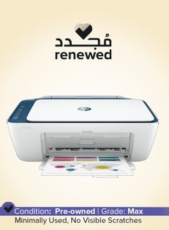 HP Renewed - DeskJet Ink Advantage Ultra 4828 All-In-One Wireless Printer Navy Blue-White  - Image 1