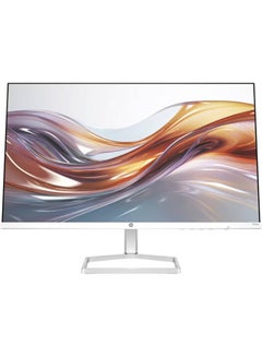 HP Series 5 524SA Monitor, 24" FHD IPS Display, 100Hz Refresh Rate, 5ms (GtG with Overdrive), Tilt Adjustable, Built-In 2x 2W Speaker, Micro Edge On 3 Sides, 16.7m White/Silver 
