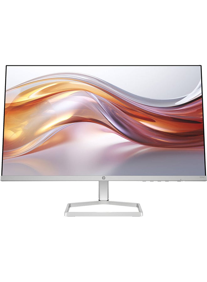 HP - Series 5 524SF Monitor, 24" FHD IPS Display, 100Hz Refresh Rate, 5ms (GtG with Overdrive) Response Time, Tilt Adjustable, 16.7m Color Support Black/Silver - Image 1