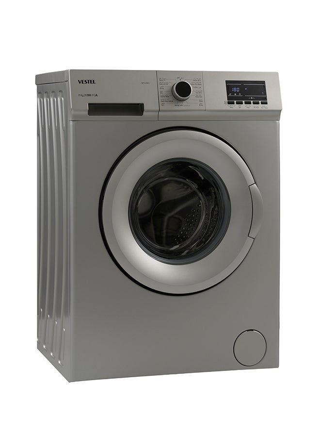 Vestel Front Loading Washing Machine, 7 kg, Turkish, Silver W7124DS W7124DS Sliver - Image 3