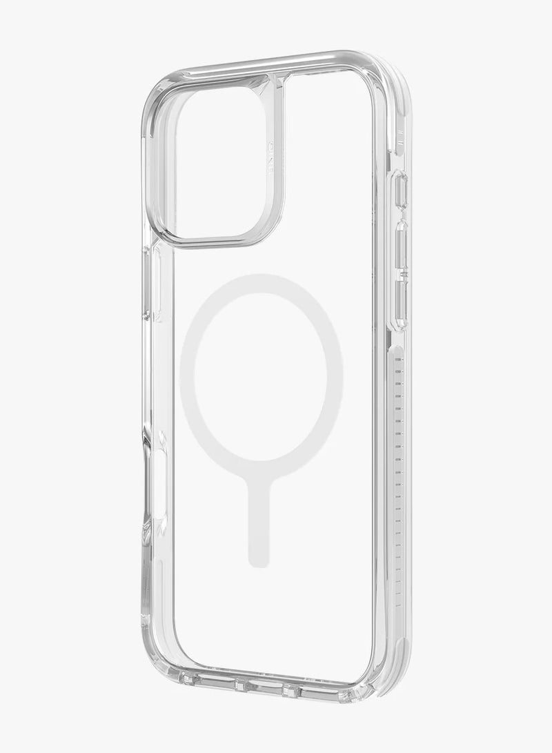 Uniq - Combat Luminous Triple-Layered Protective Case series LifePro Xtreme For iPhone 16 Pro Max compatible with Strong Magnetic - Clear Pro Max - Image 1