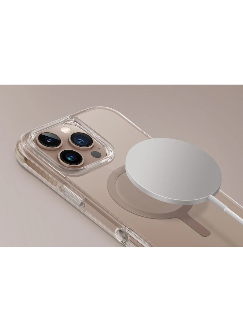 Uniq - Combat Luminous Triple-Layered Protective Case series LifePro Xtreme For iPhone 16 Pro Max compatible with Strong Magnetic - Clear Pro Max - Image 1