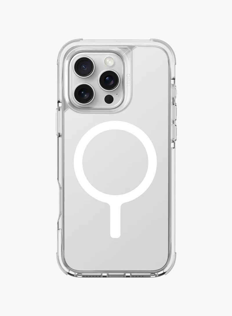 Uniq - Combat Luminous Triple-Layered Protective Case series LifePro Xtreme For iPhone 16 Pro Max compatible with Strong Magnetic - Clear Pro Max - Image 1