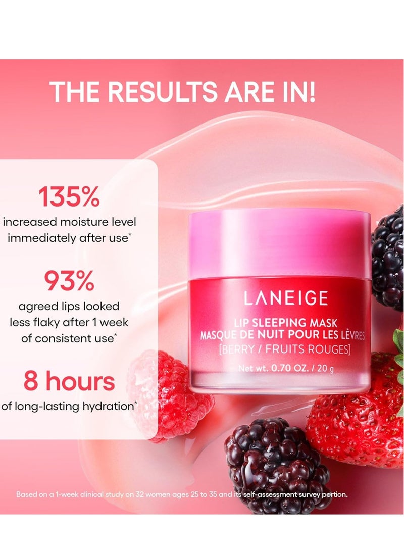 لانيج قناع النوم للشفاه بنكهة التوت - Image 4