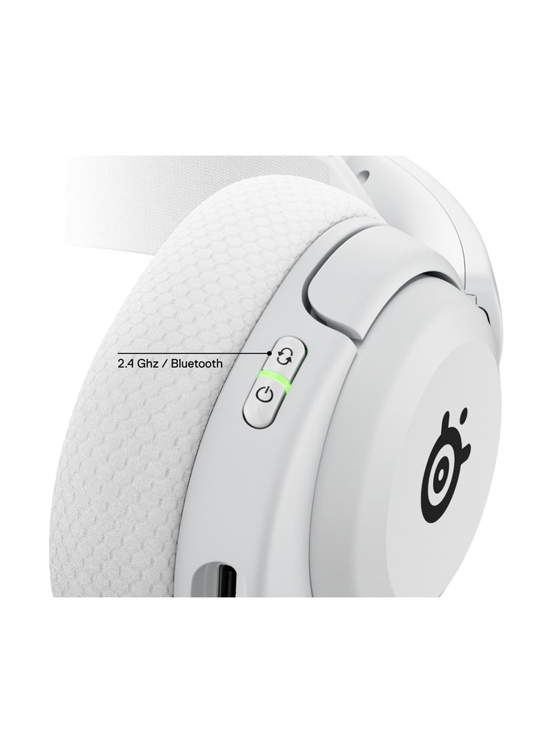 steelseries Arctis Nova 5 Multi-System Gaming Headset Comfort Design, Durable, Ultra Lightweight, Noise-Cancelling Mic — PC, PS5/PS4, Switch, Xbox - White - Image 2