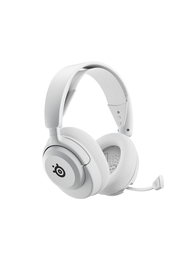 steelseries Arctis Nova 5 Multi-System Gaming Headset Comfort Design, Durable, Ultra Lightweight, Noise-Cancelling Mic — PC, PS5/PS4, Switch, Xbox - White - Image 3