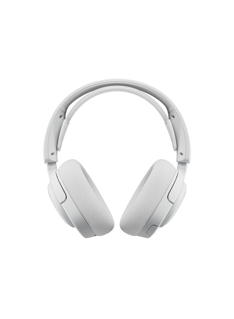 steelseries Arctis Nova 5 Multi-System Gaming Headset Comfort Design, Durable, Ultra Lightweight, Noise-Cancelling Mic — PC, PS5/PS4, Switch, Xbox - White - Image 4