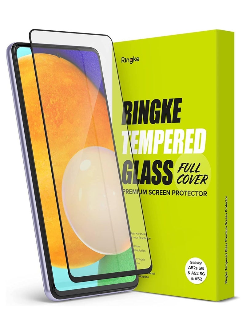 Ringke Ringke Full Coverage Tempered Glass Screen Protector Compatible with Samsung Galaxy A52 /A52 5G /A52s 5G Premium Glass Film Protection Clear  - Image 1