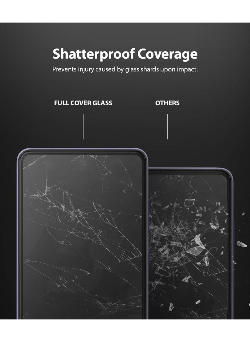 Ringke Ringke Full Coverage Tempered Glass Screen Protector Compatible with Samsung Galaxy A52 /A52 5G /A52s 5G Premium Glass Film Protection Clear  - Image 4
