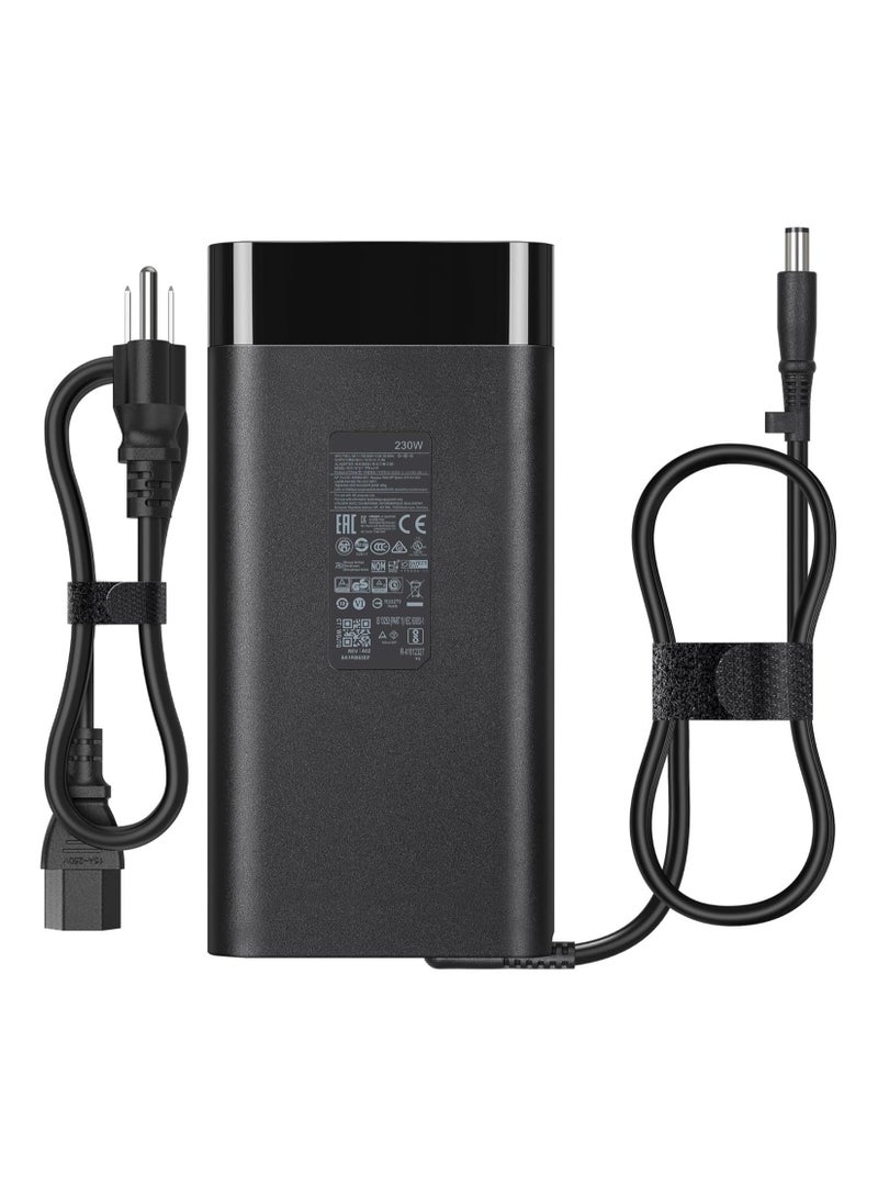إتش بي Charger AC Adapter 230W (Omen X 2S 15, Z2 Mini G4, Thunderbolt Dock 230W G2 2UK38AA Zbook 15 17 G2) 19.5V 11.8A Black  - Image 3