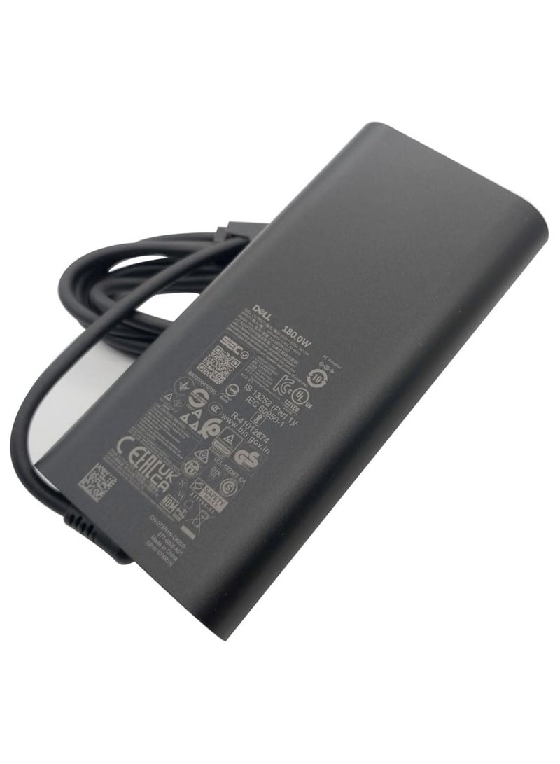 DELL Laptop Charger 180W Watt Barrel 7.4mm tip AC Power Adapter - Precision 7680-7670-7770-7780 Black  - Image 3