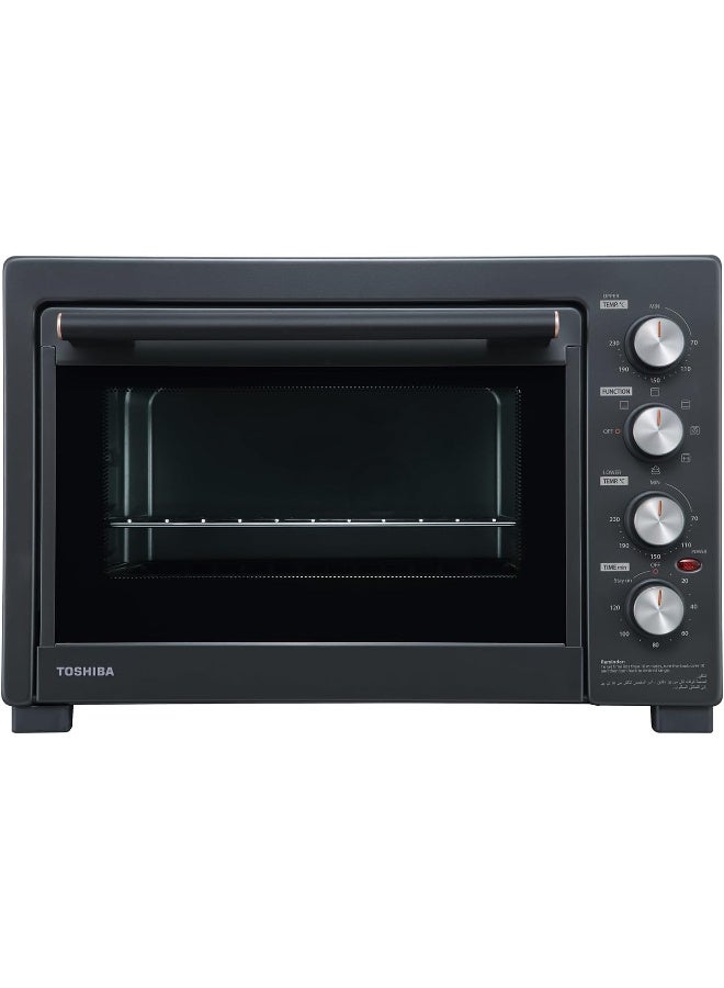Toshiba Toaster Oven 1800 kW TL-MC40EZF(GR)-R Black  - Image 2