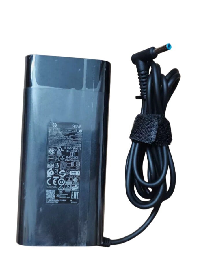 HP 90W Blue Pin Power Adapter (19.5V 4.6A) For Specter Black  - Image 2