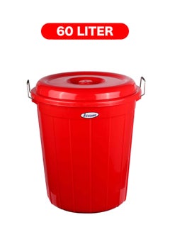 ESQUBE Esqube Drum Bucket With Lid 60L Red  - Image 3