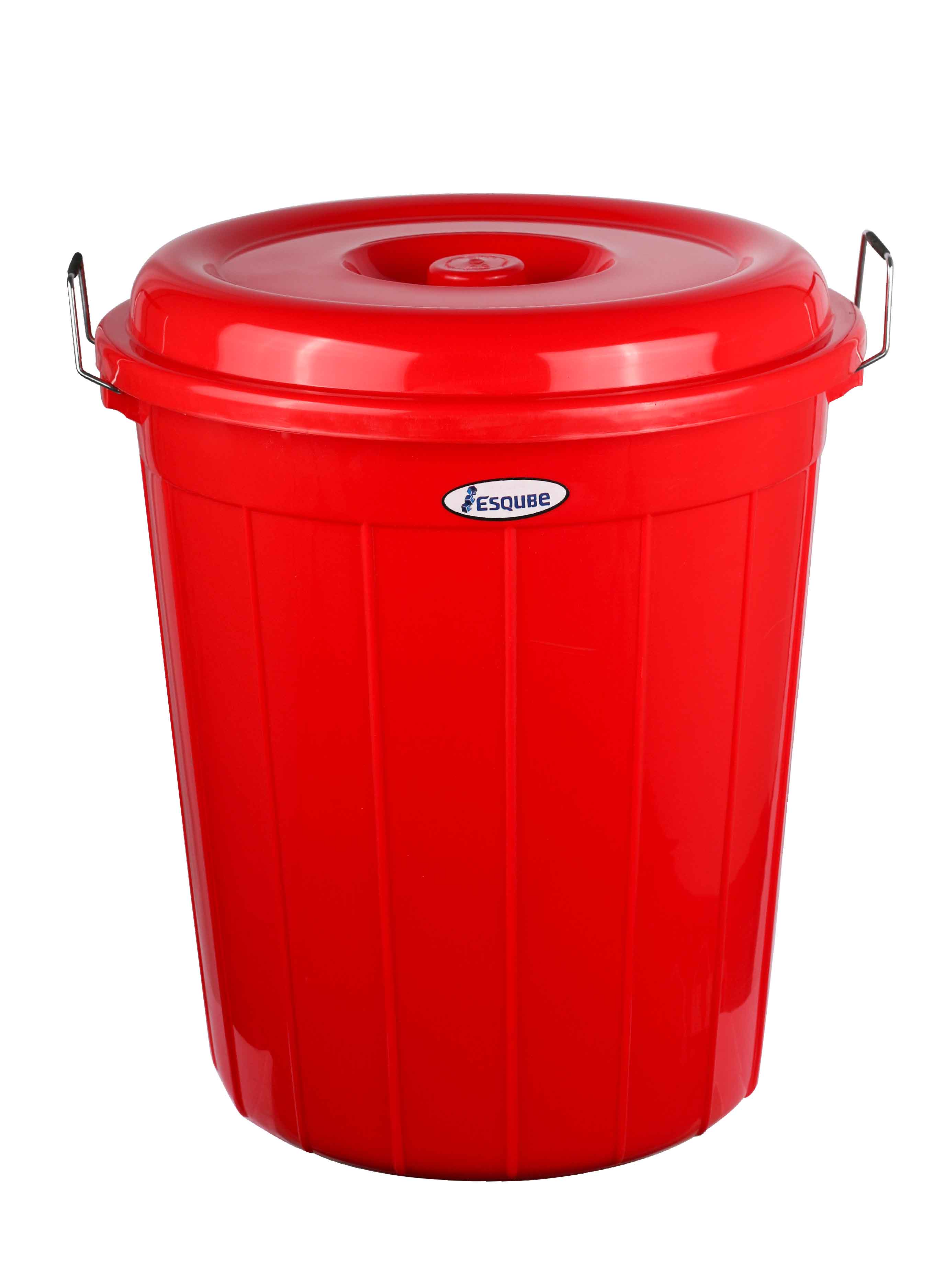 ESQUBE Esqube Drum Bucket With Lid 50L Red 