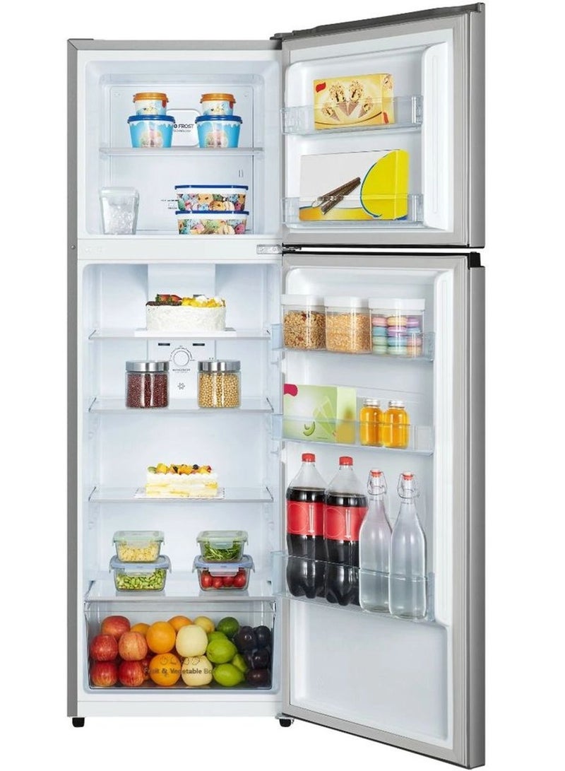 Hisense 2 Piece Set Refrigerator And 7 Kg Washing Machine RT328N4DGN+WFPV7012EVMT Silver - Image 2