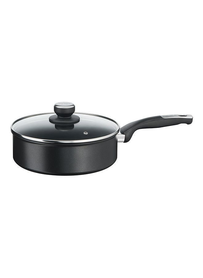 تيفال TEFAL قدر صلصة | UNLIMITED قدر صلصة 24 سم + غطاء | مقاومة للخدش | طلاء غير لاصق آمن 100% | مؤشر Thermo signal™ | تحمير مثالي | صنع في فرنسا | متوافق مع الحث | ضمان لمدة سنتين | G2553202 24 cmسم  - Image 2