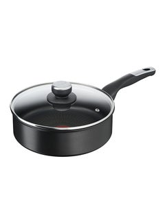 تيفال TEFAL قدر صلصة | UNLIMITED قدر صلصة 24 سم + غطاء | مقاومة للخدش | طلاء غير لاصق آمن 100% | مؤشر Thermo signal™ | تحمير مثالي | صنع في فرنسا | متوافق مع الحث | ضمان لمدة سنتين | G2553202 24 cmسم  - Image 3