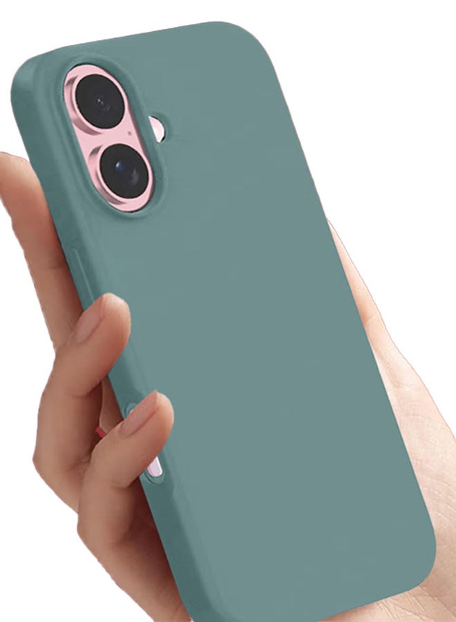 مارجون (لآيفون 16) حزمة 2 غلاف وواقي شاشة، غلاف سيليكون رفيع، غلاف واقي مضاد للخدش ومقاوم للصدمات - Image 3