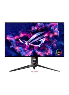 ROG Swift OLED PG32UCDP 32-Inch 4K WOLED Gaming Monitor, 240Hz (4K) / 480Hz (FHD), 0.03ms Response, G-SYNC, 99% DCI-P3, HDR10, ASUS OLED Care, AI Assistant, DisplayPort 1.4, HDMI 2.1, USB-C 90W PD, Aura Sync, Adjustable Stand, VESA Wall Mount, TÜV Flicker-Free | 90LM0A50-B01370 Black