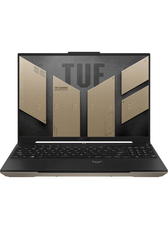 ASUS TUF Gaming A16 Advantage Edition Laptop With 16-Inch 240Hz Display, Ryzen 7 7435H Prcoessor/16GB RAM/512GB SSD/AMD Radeon RX 7600S Graphics/Windows 11 English/Arabic Sandstorm  - Image 1
