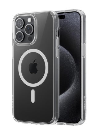 MagGo Clear Magnetic Phone Case Cover for iPhone 15 Pro, Ultra-Slim and Durable Protective Cover, iPhone Case Compatible with MagSafe, Clear Case Exclusively Designed for iPhone 15 Pro Clear - pnsku/N70112494V/45/_/1726722109/c117606d-3676-443b-ba98-6e7fe2b356e4