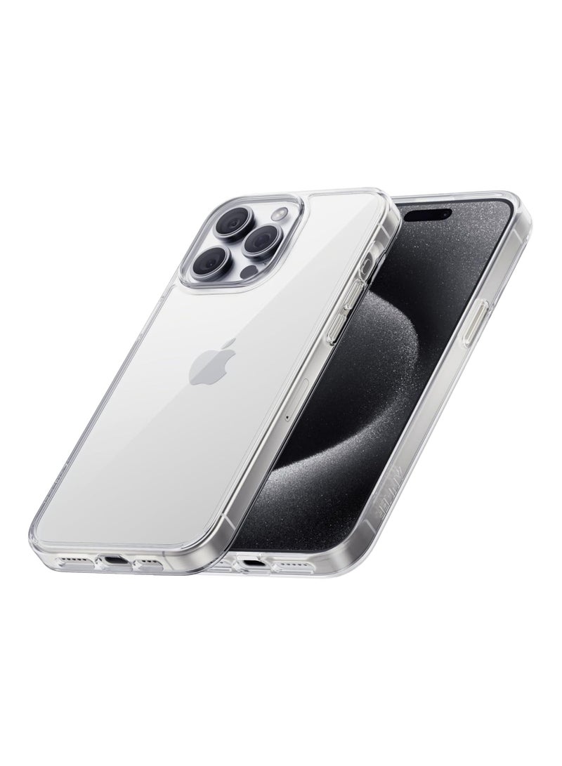 آنكر Clear Phone Case Cover for iPhone 15 Pro Max, Anti-Yellowing, Ultra-Slim and Durable Protective Cover, Compatible with Wireless Charging, iPhone 15 Pro Max Shockproof Clear Case Clear  - Image 1