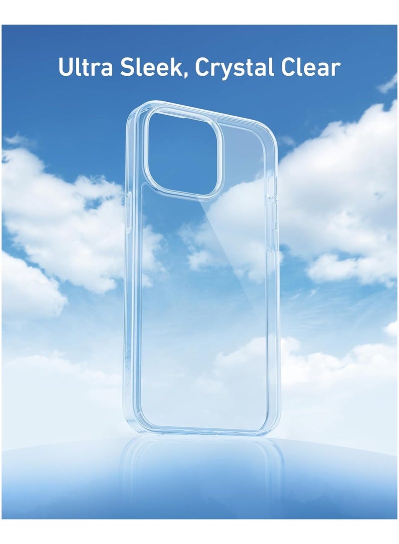 آنكر Clear Phone Case Cover for iPhone 15 Pro Max, Anti-Yellowing, Ultra-Slim and Durable Protective Cover, Compatible with Wireless Charging, iPhone 15 Pro Max Shockproof Clear Case Clear  - Image 5