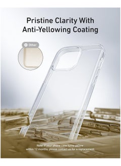 Anker Clear Phone Case Cover for iPhone 15 Pro, Anti-Yellowing, Ultra-Slim and Durable Protective Cover, Compatible with Wireless Charging, iPhone 15 Pro Shockproof Clear Case Clear  - Image 2